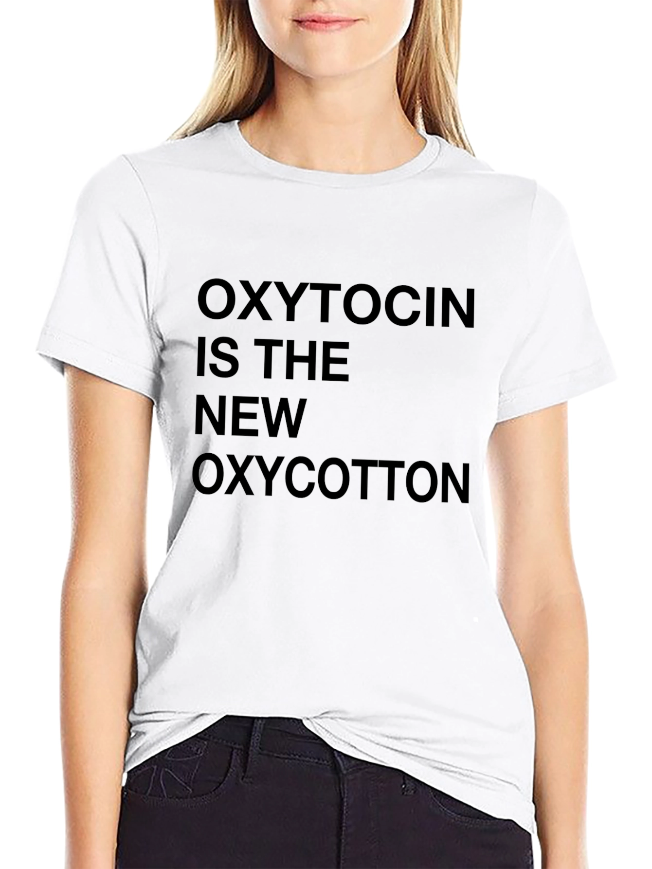 Oxytocin is the New Oxycotton Black T-Shirt