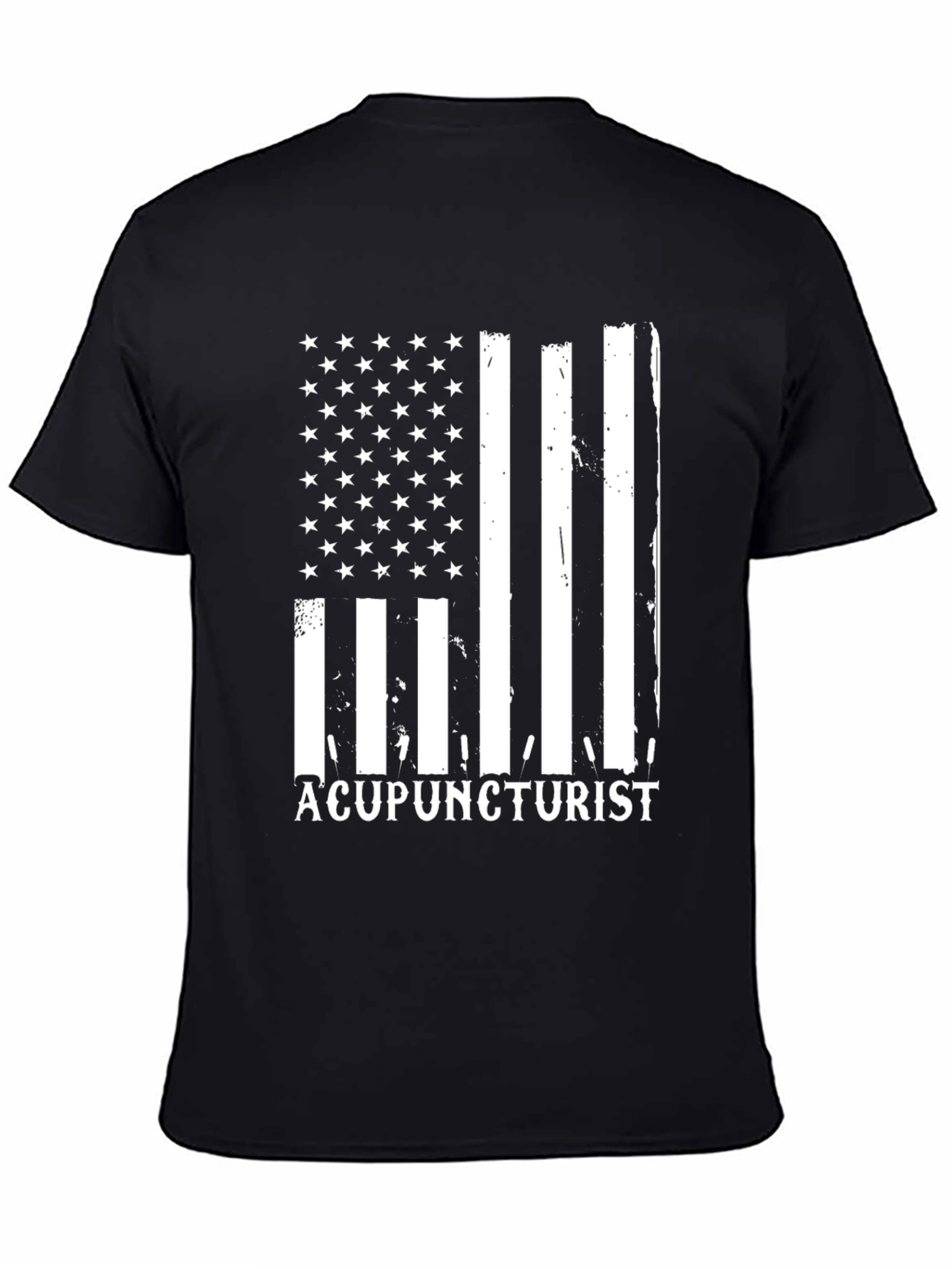 Acupuncturist American Flag T-Shirt