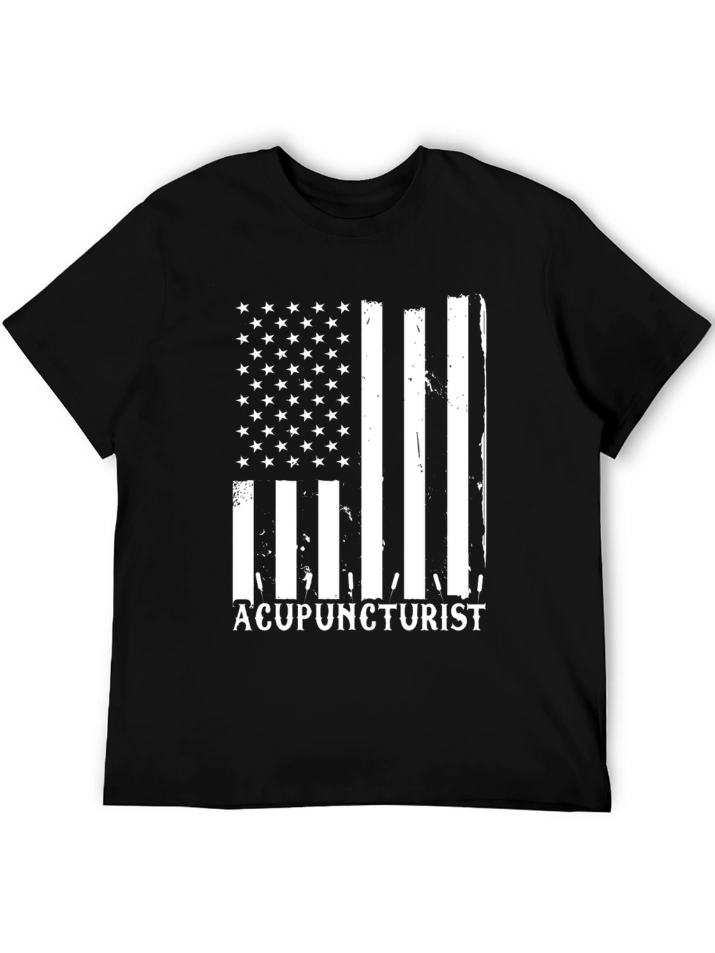 Acupuncturist American Flag T-Shirt