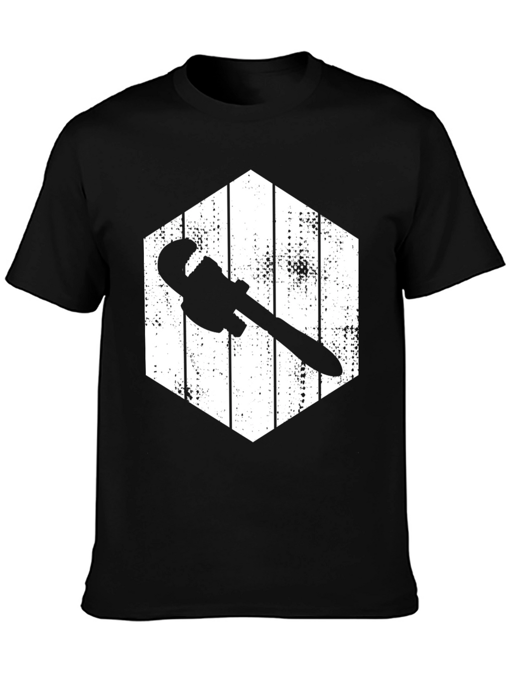 Wrench Graphic Black T-Shirt