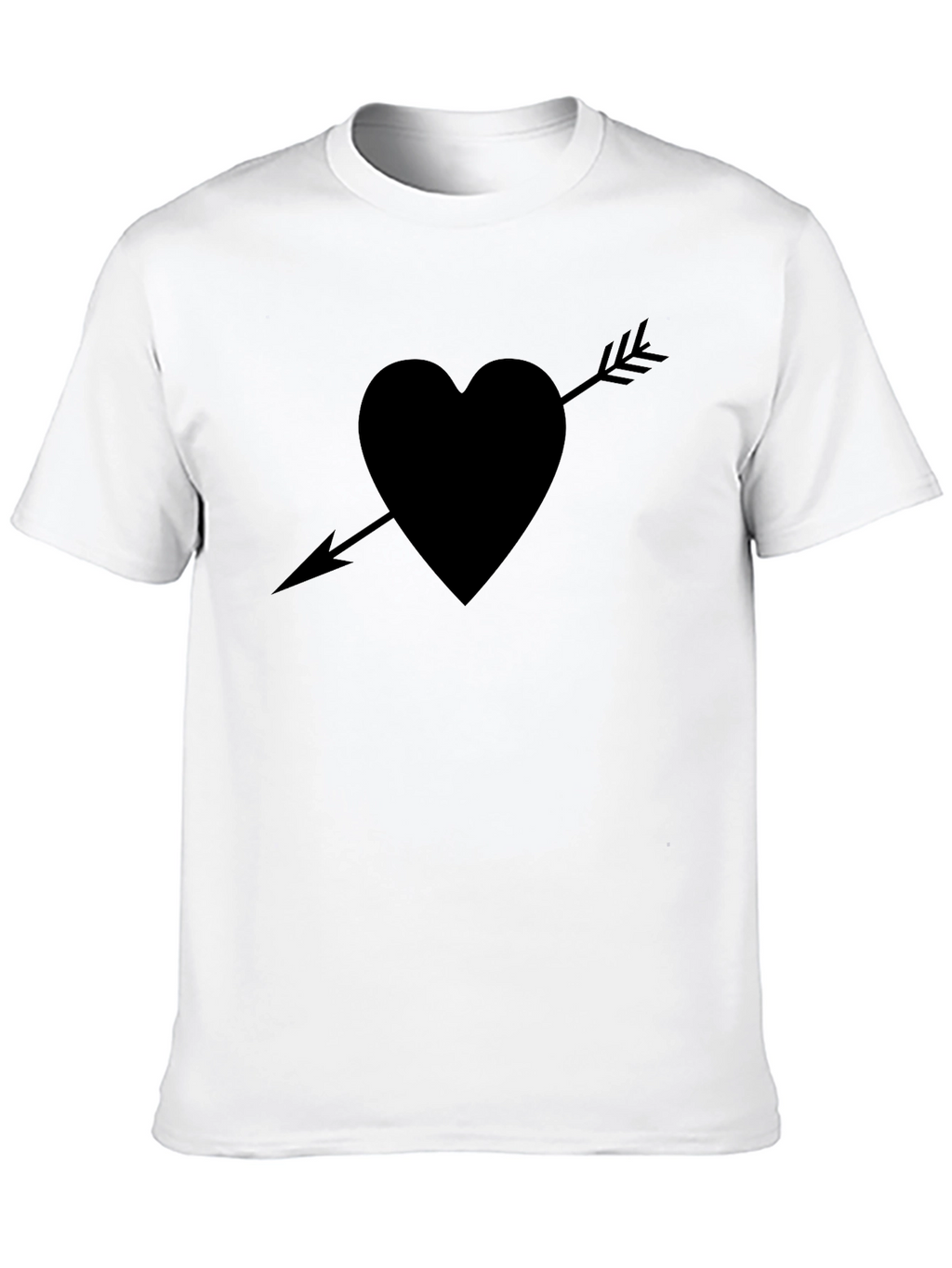 Heart Arrow Graphic Tee - Unisex Casual Shirt