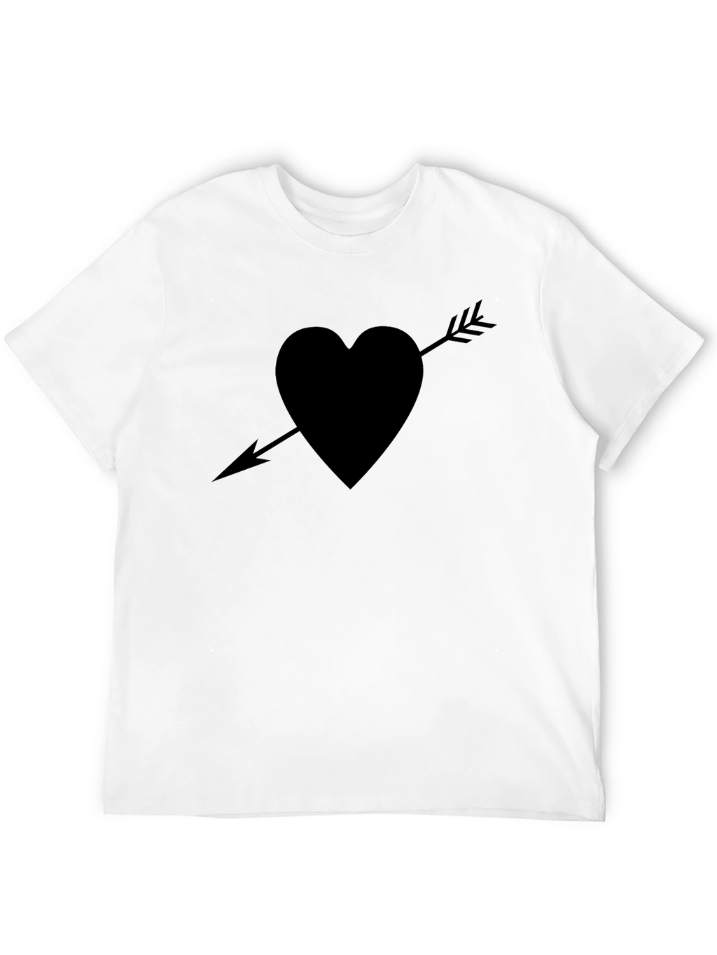 Heart Arrow Graphic Tee - Unisex Casual Shirt