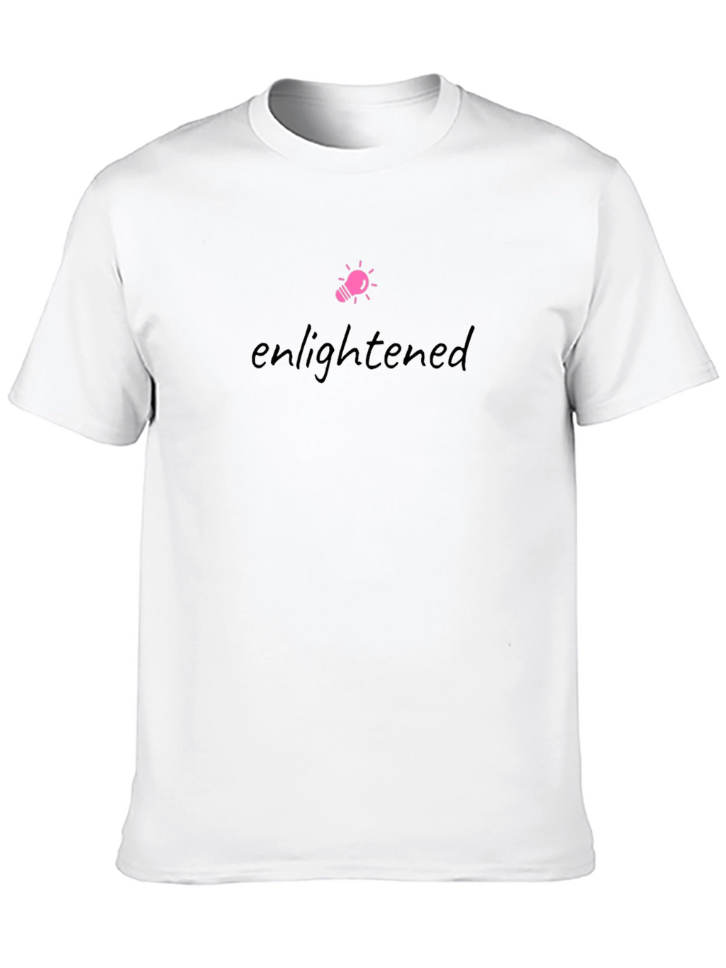 Enlightened Black T-Shirt - Premium Soft Cotton
