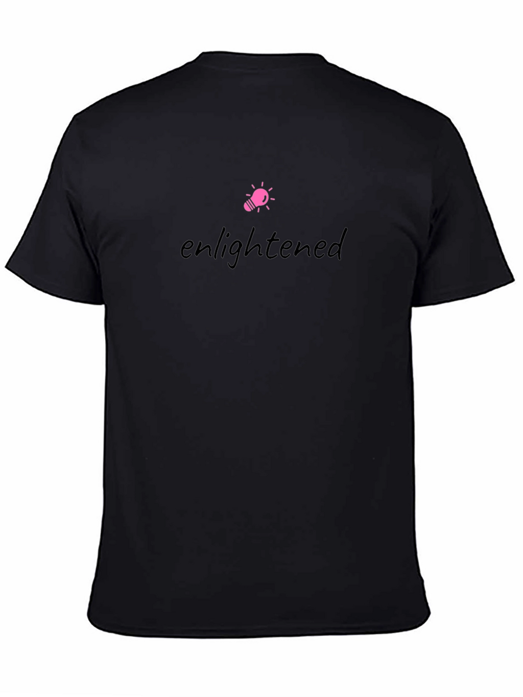 Enlightened Black T-Shirt - Premium Soft Cotton