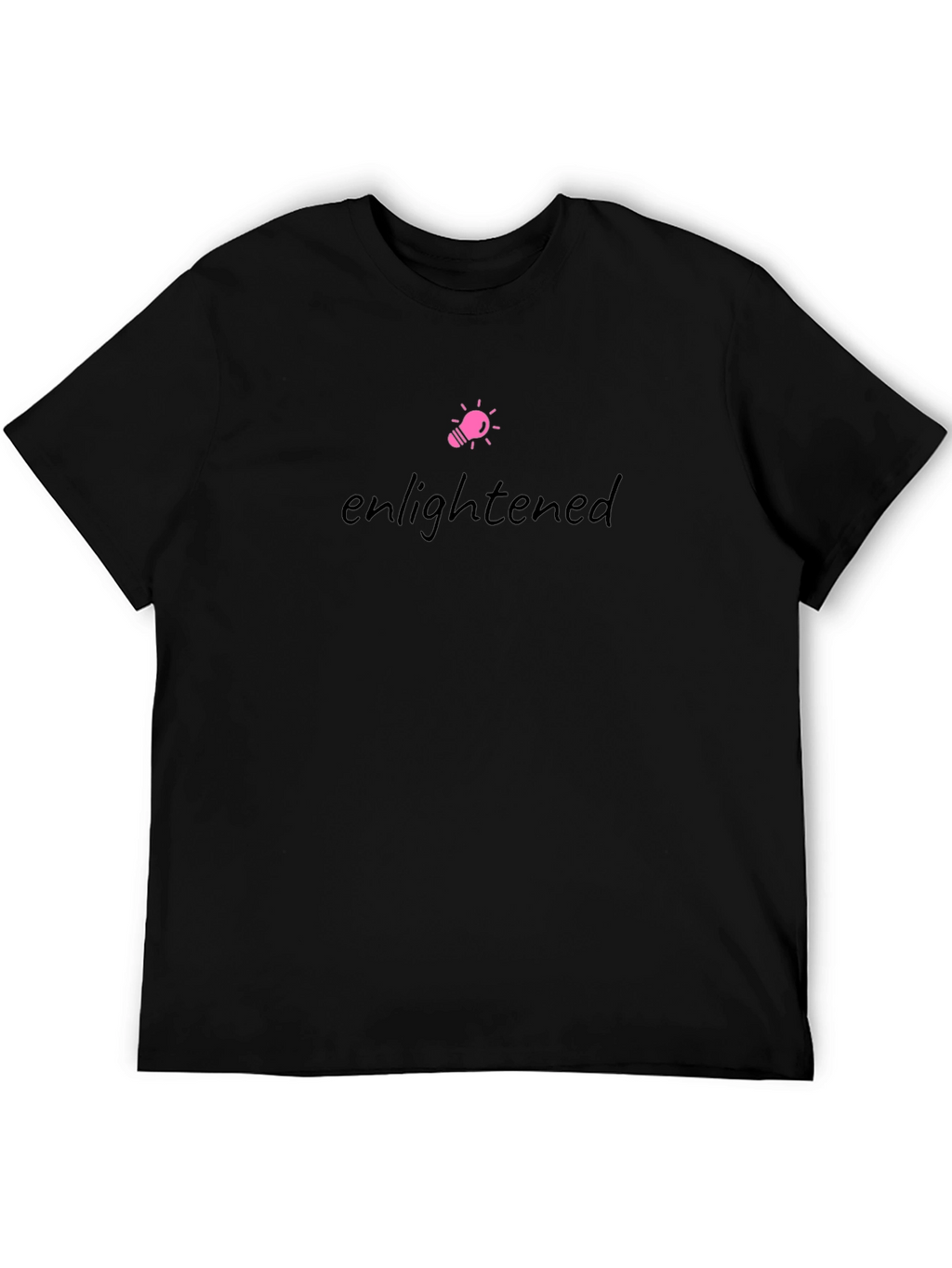 Enlightened Black T-Shirt - Premium Soft Cotton