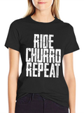Ride Churro Repeat Graphic T-Shirt - Black
