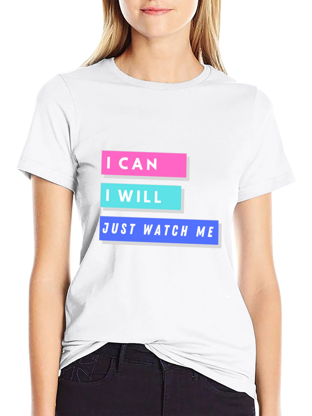 Motivational Graphic T-Shirt - I Can I Will