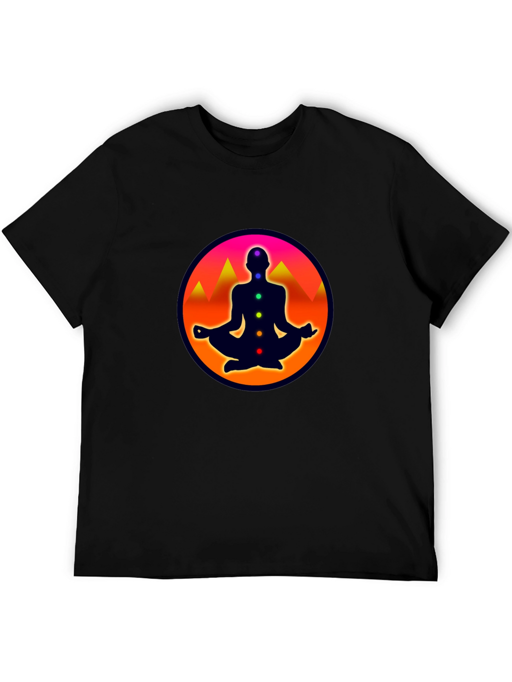 Chakra Meditation T-Shirt - Spiritual Zen Tee