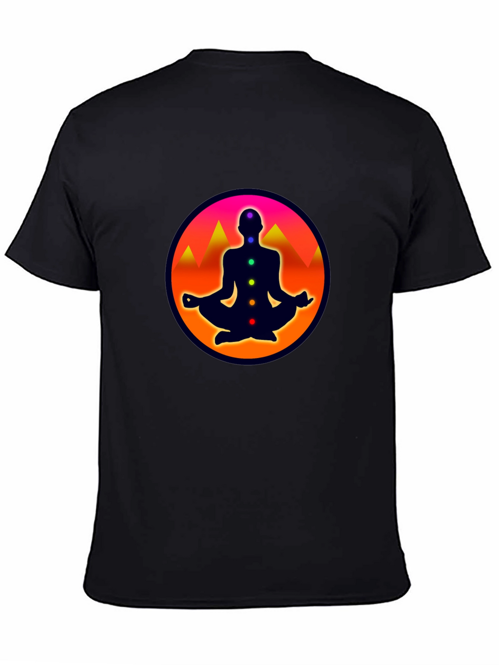 Chakra Meditation T-Shirt - Spiritual Zen Tee