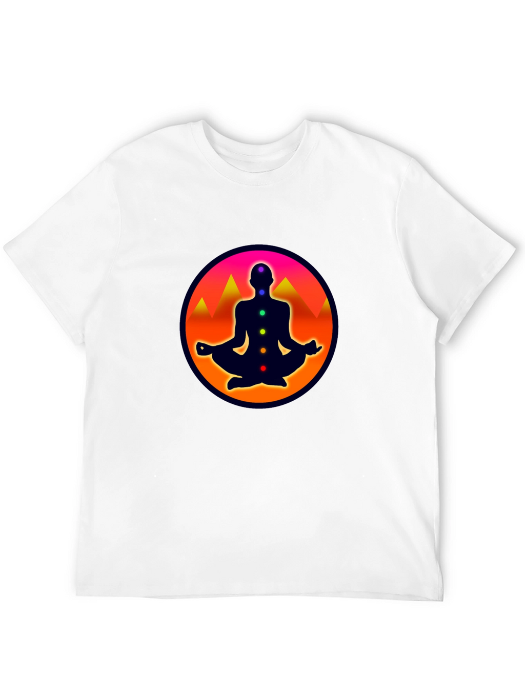 Chakra Meditation T-Shirt - Spiritual Zen Tee