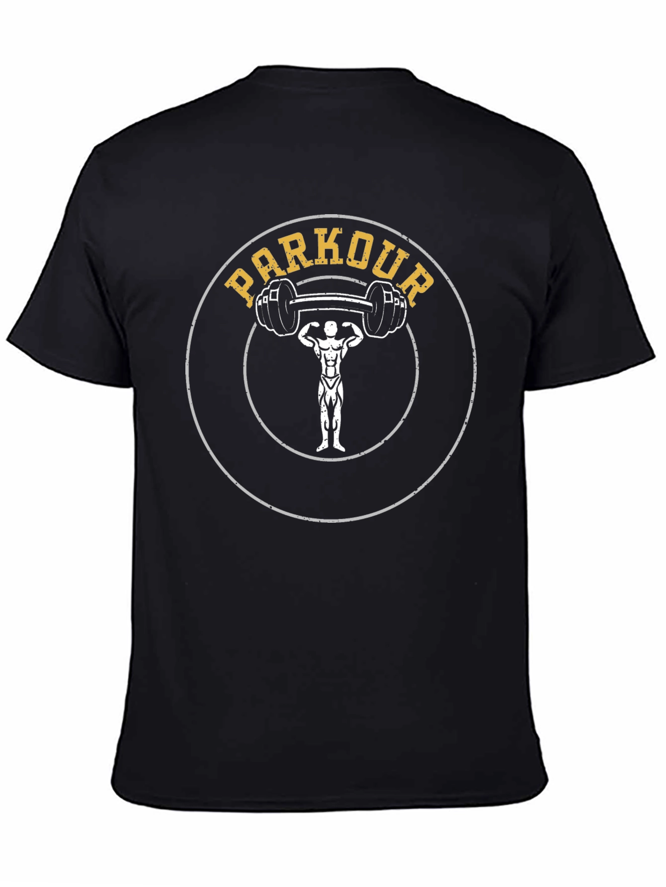 Parkour Weightlifting Design T-Shirt