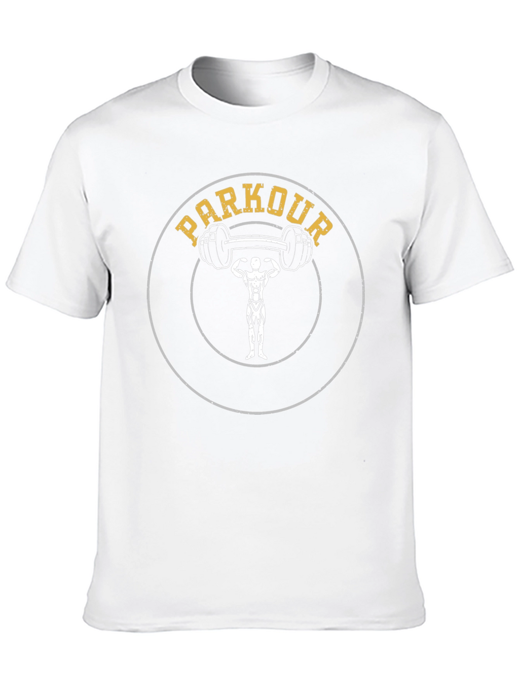 Parkour Weightlifting Design T-Shirt