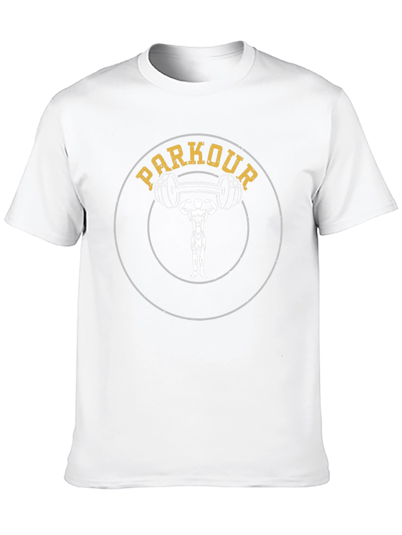 Parkour Weightlifting Design T-Shirt