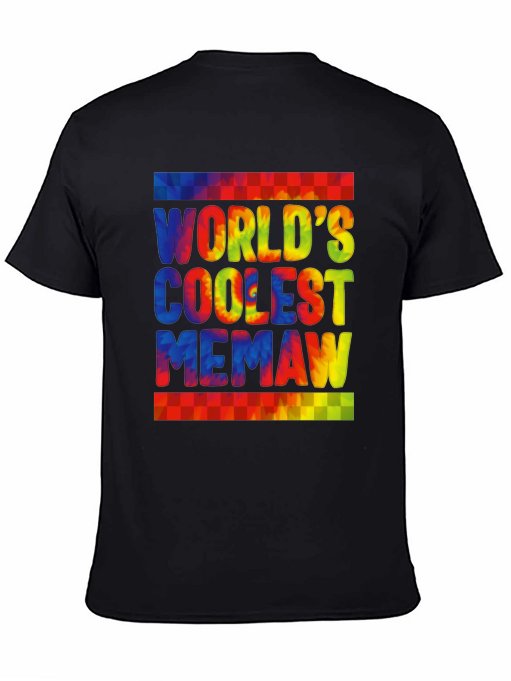 Worlds Coolest Memaw Tie-Dye Graphic T-Shirt