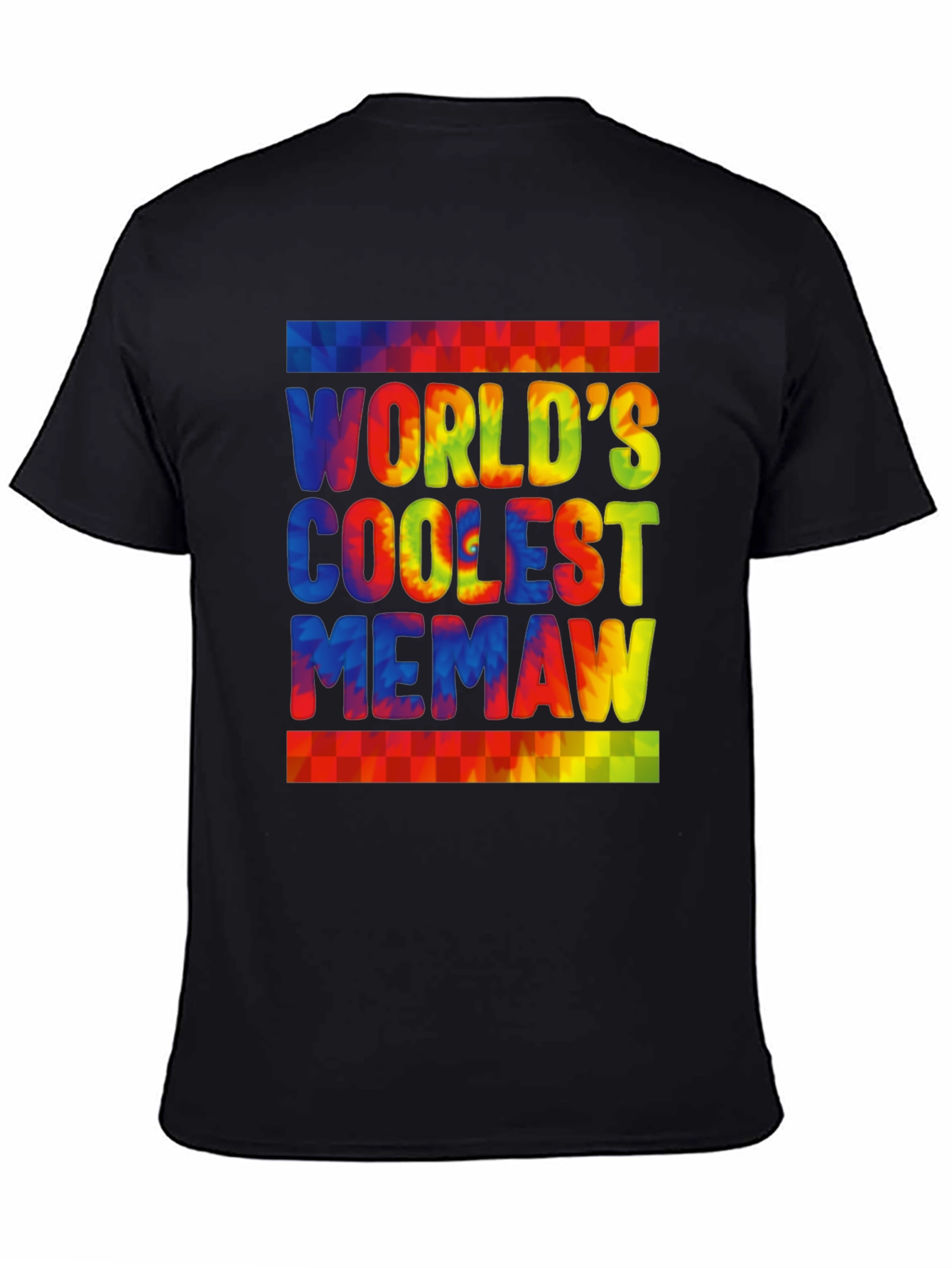 Worlds Coolest Memaw Tie-Dye Graphic T-Shirt