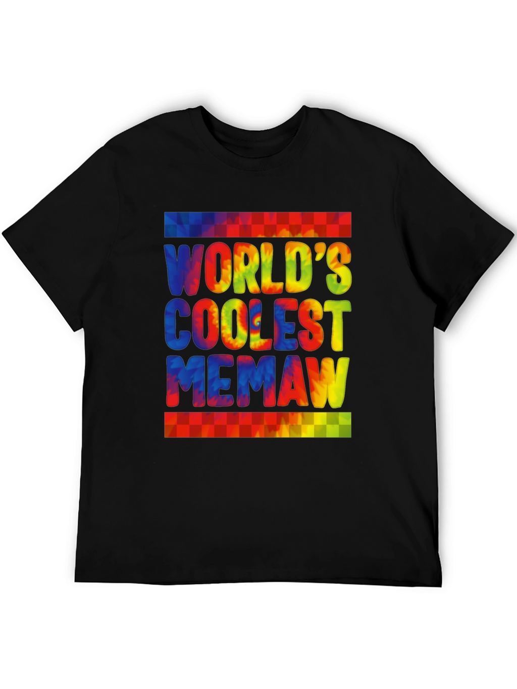 Worlds Coolest Memaw Tie-Dye Graphic T-Shirt