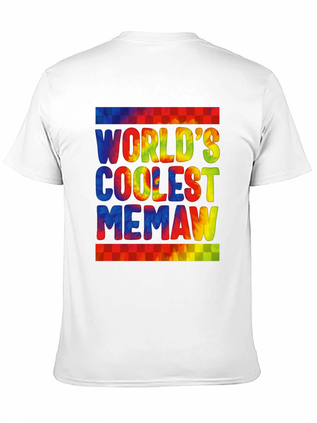Worlds Coolest Memaw Tie-Dye Graphic T-Shirt