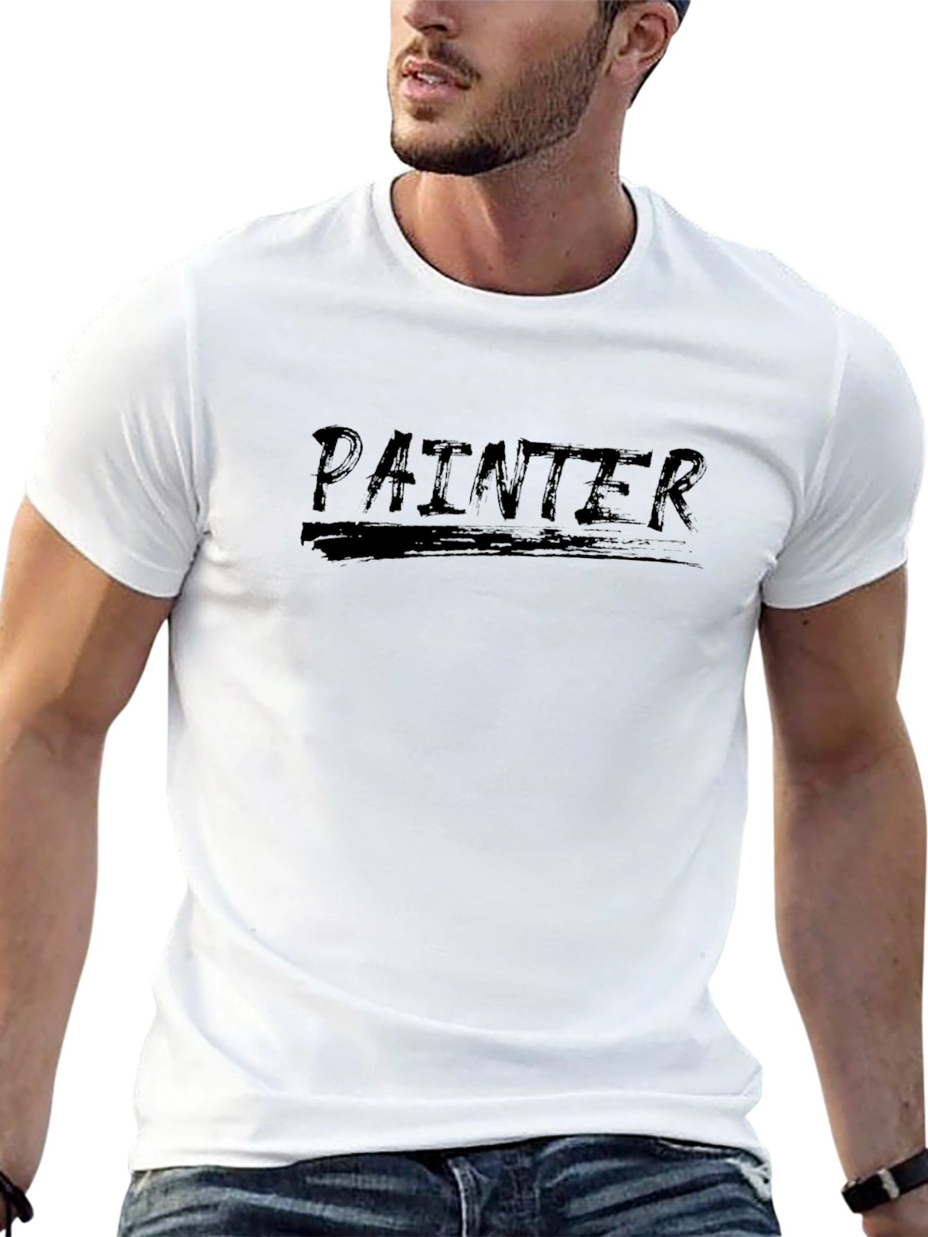 Painter Black T-Shirt - Artist Apparel