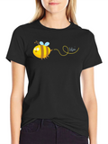 Bee Design Black T-Shirt
