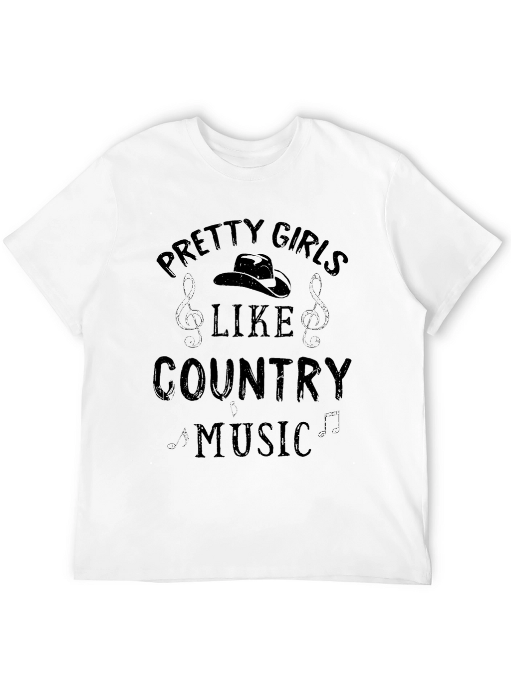 Pretty Girls Like Country Music T-Shirt