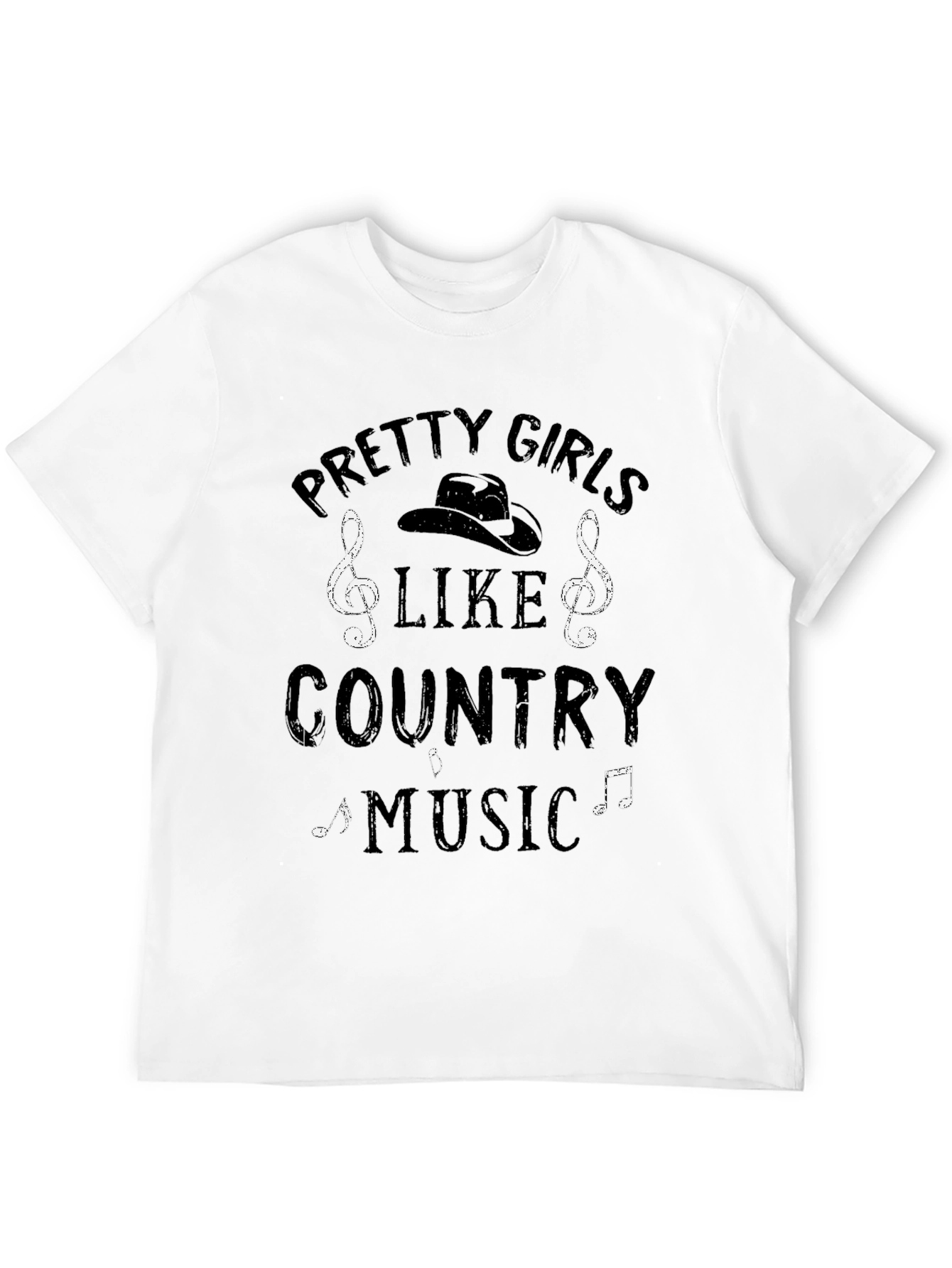 Pretty Girls Like Country Music T-Shirt