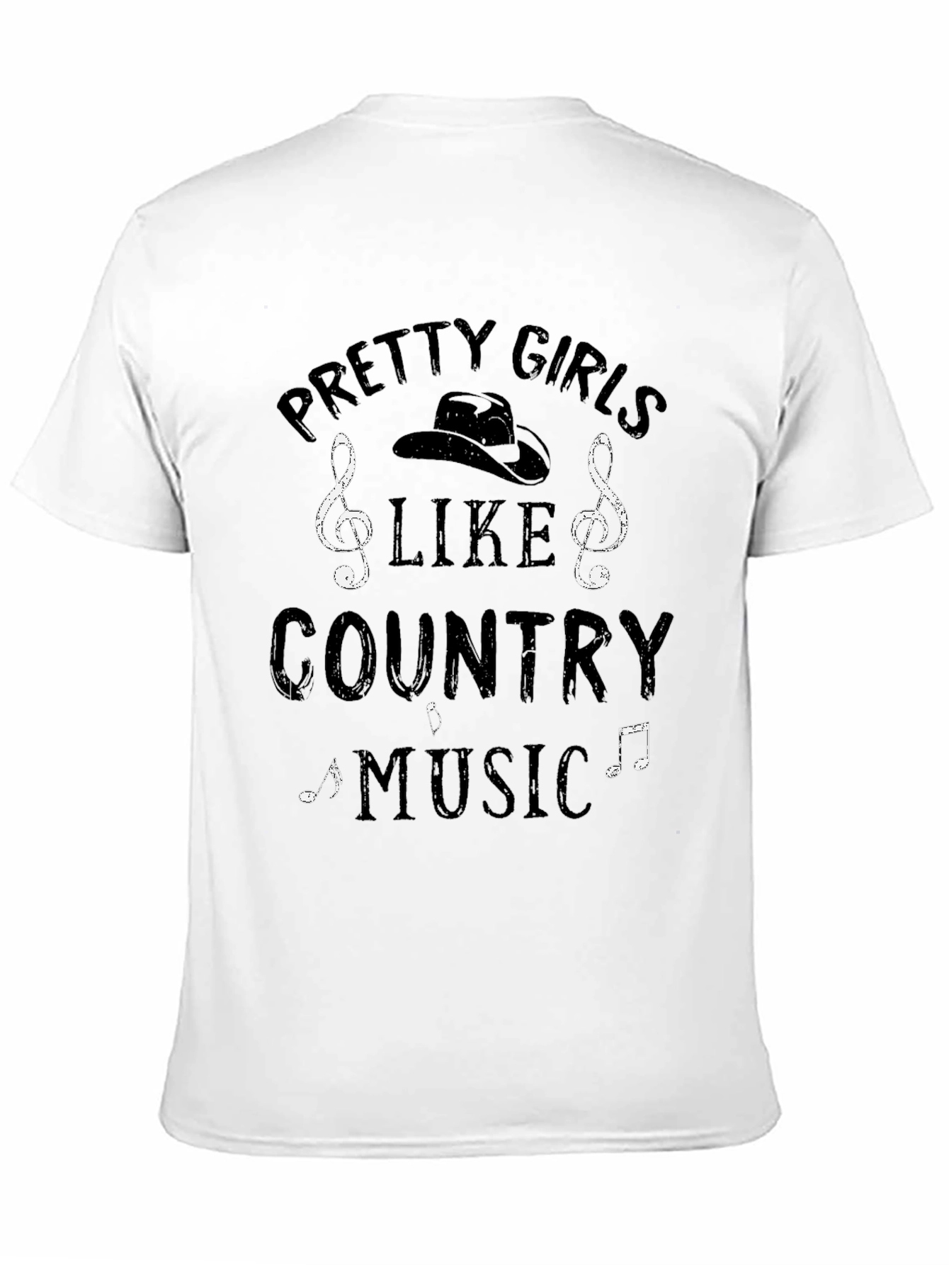 Pretty Girls Like Country Music T-Shirt