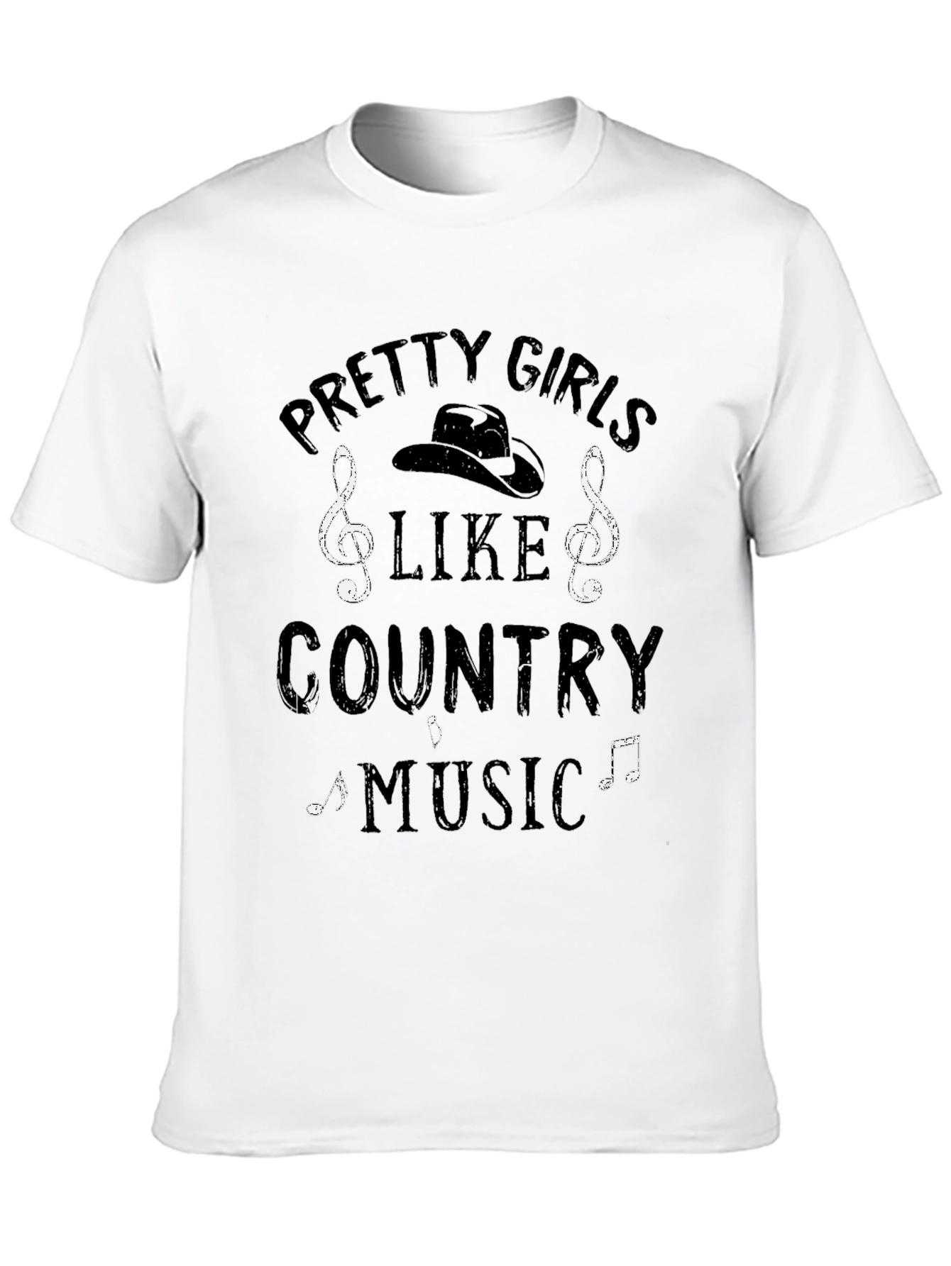 Pretty Girls Like Country Music T-Shirt