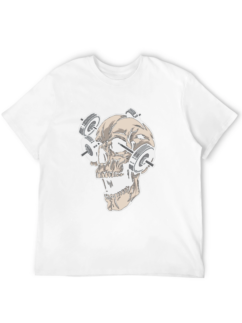Skull Weightlifting T-Shirt