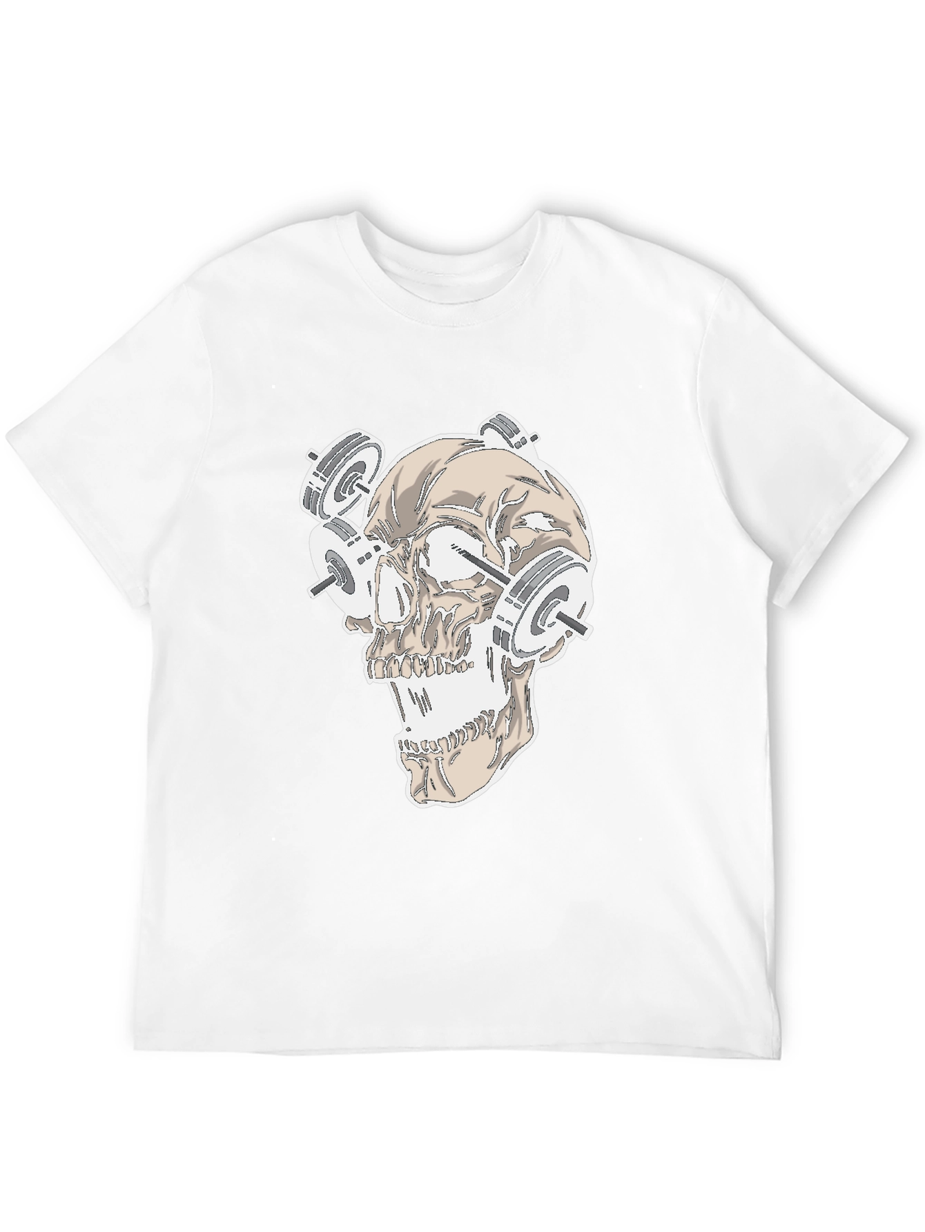 Skull Weightlifting T-Shirt