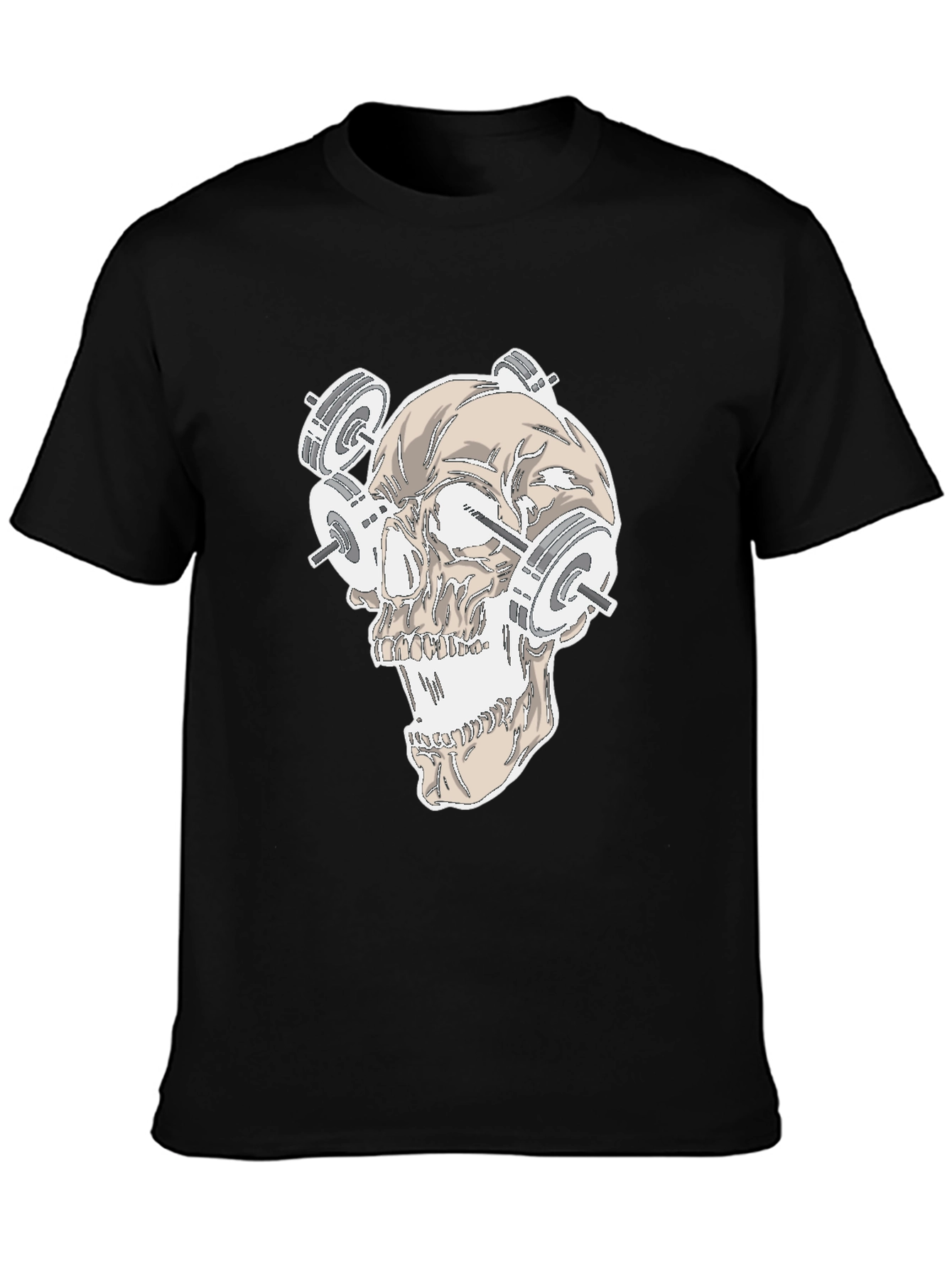 Skull Weightlifting T-Shirt