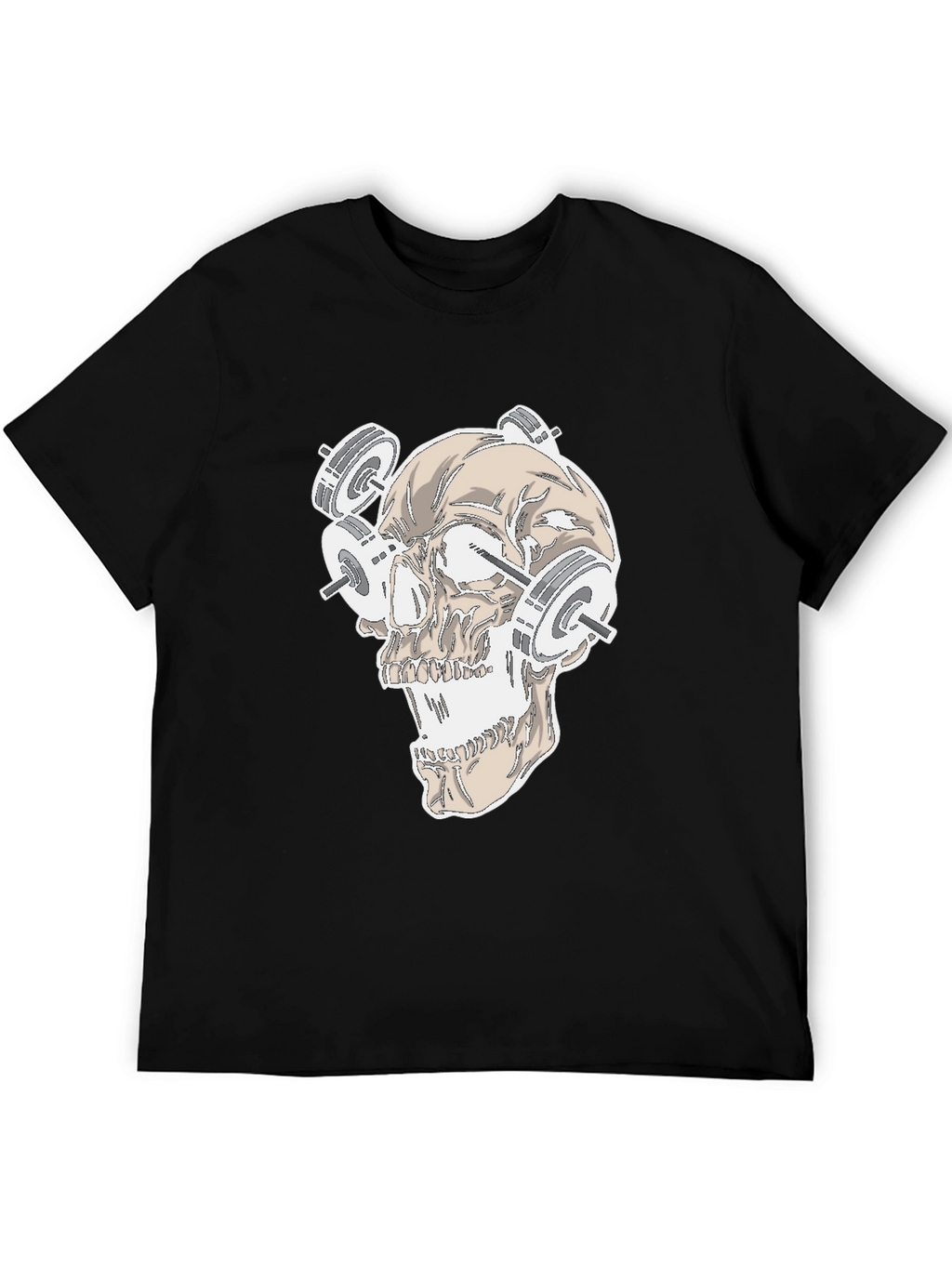 Skull Weightlifting T-Shirt