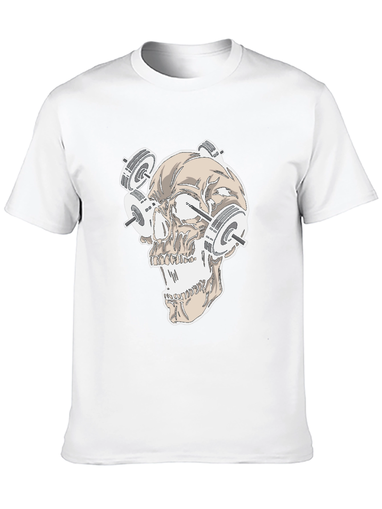 Skull Weightlifting T-Shirt