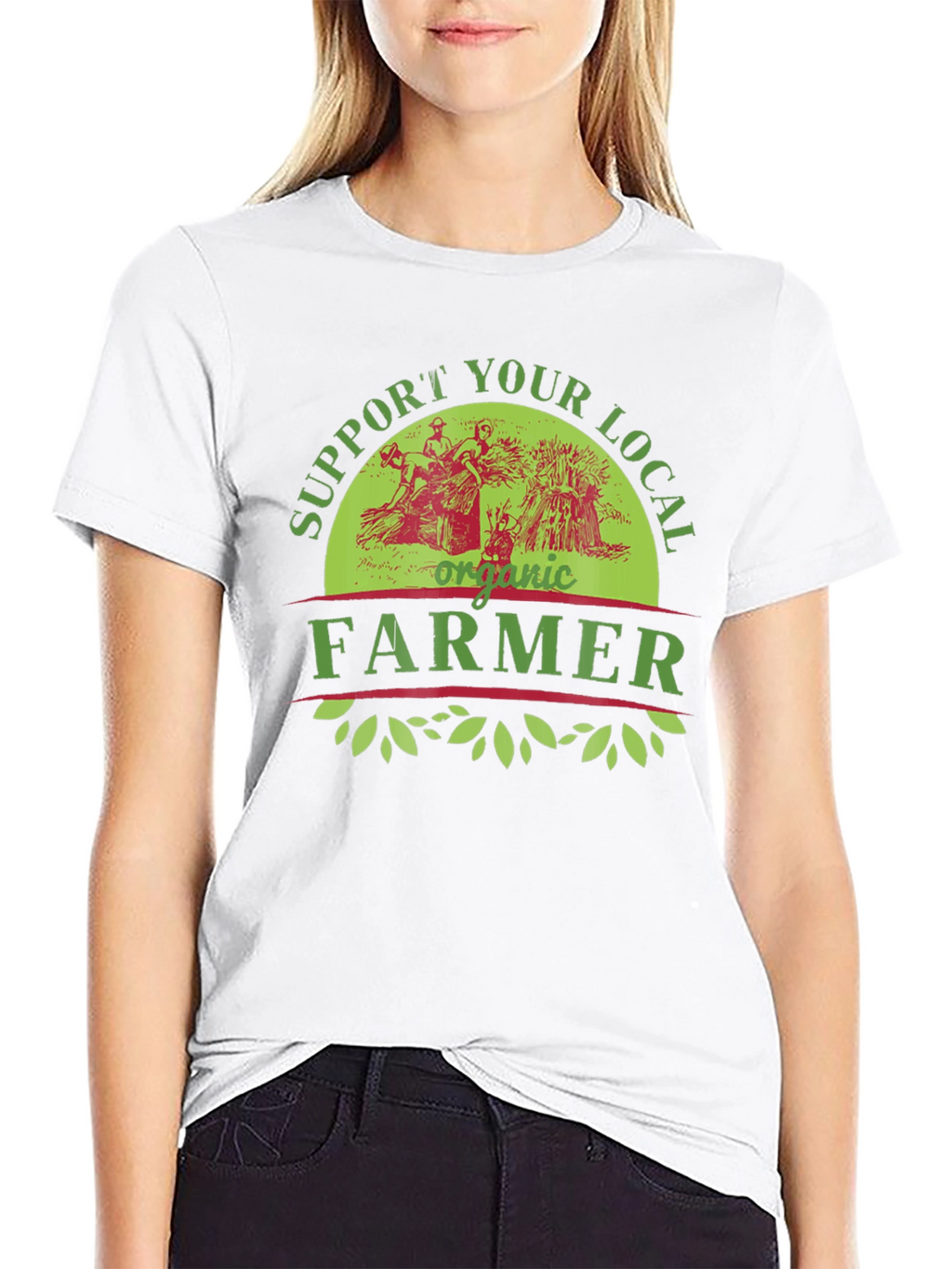 Support Your Local Organic Farmer Graphic T-Shirt