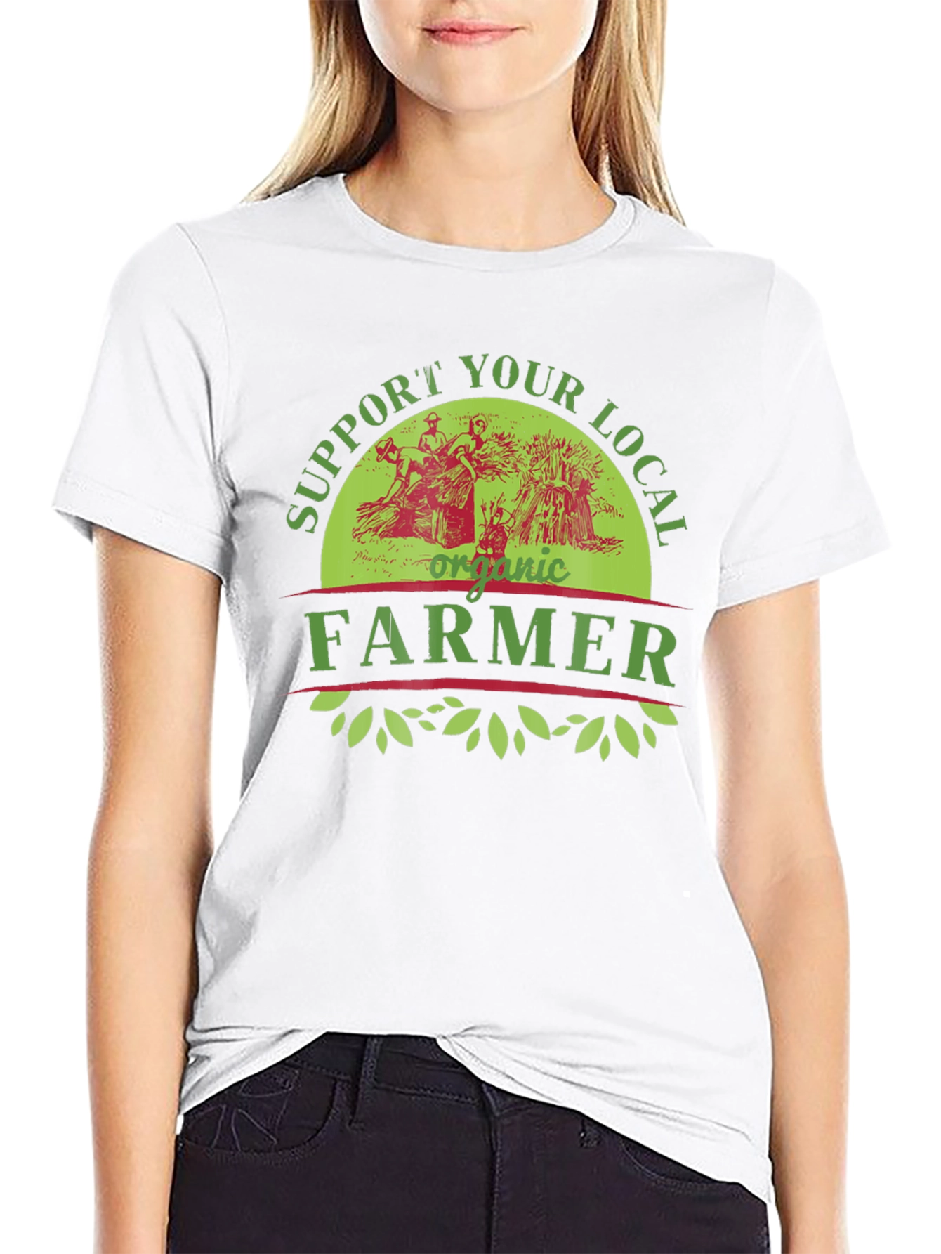 Support Your Local Organic Farmer Graphic T-Shirt