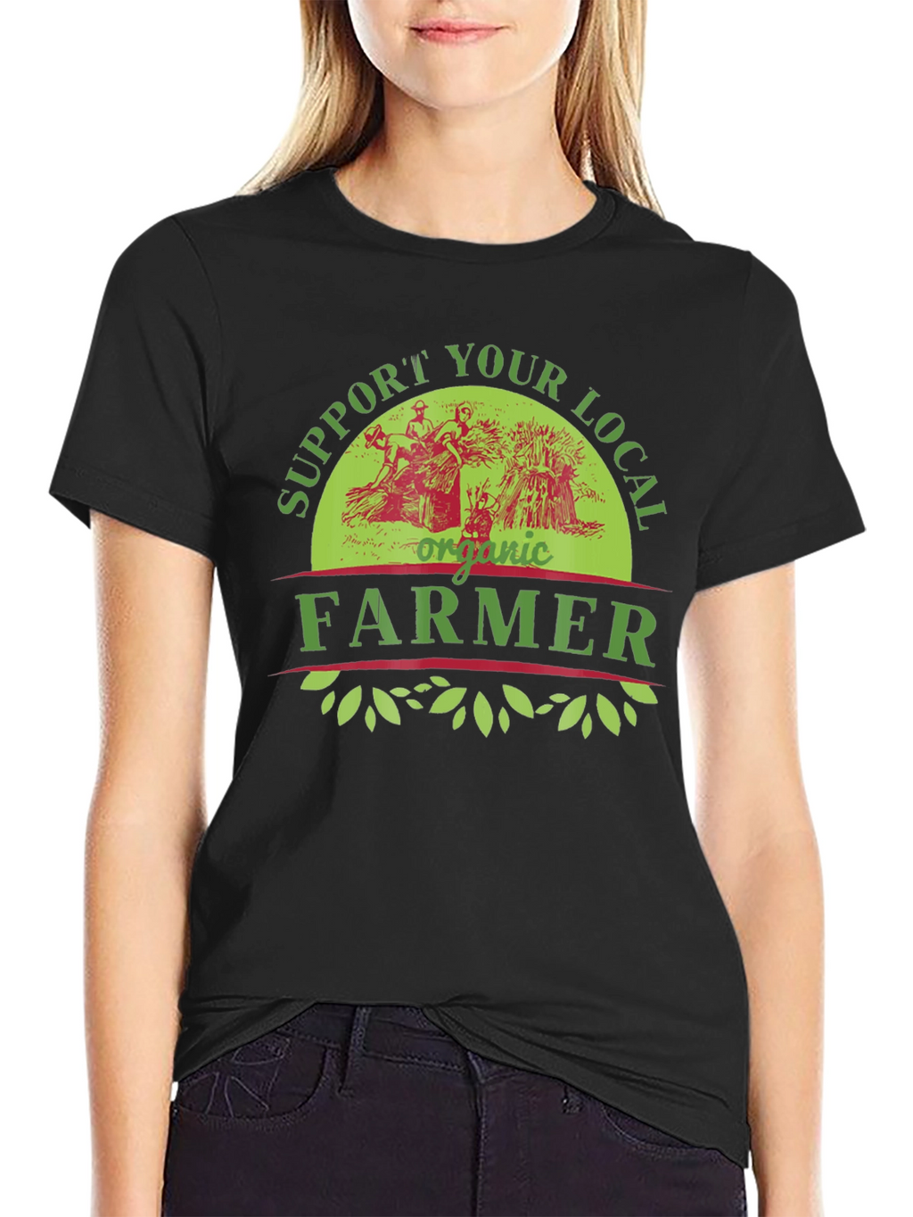 Support Your Local Organic Farmer Graphic T-Shirt