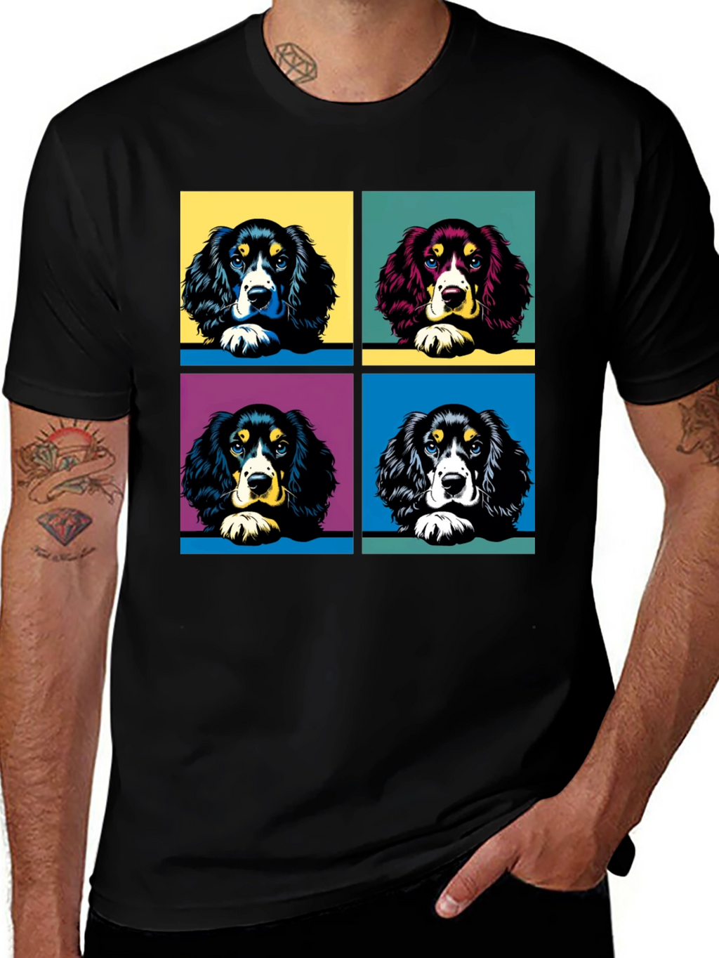 Pop Art Dog Lovers T-Shirt