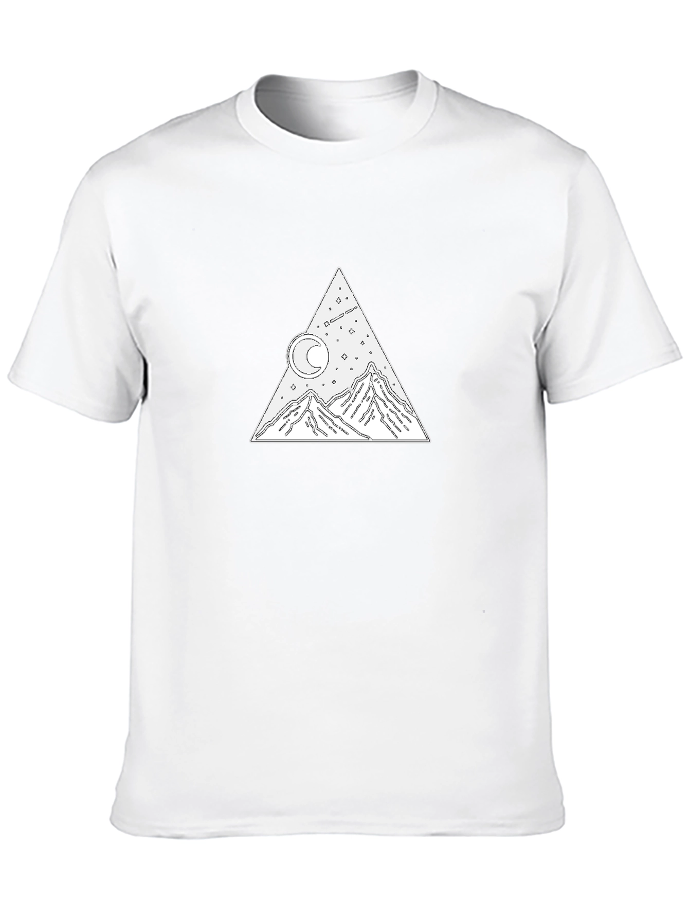 Mountain Moon Tee - Stylish Graphic T-Shirt