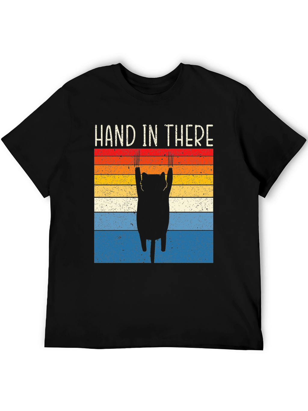 Hand In There Cat Graphic T-Shirt