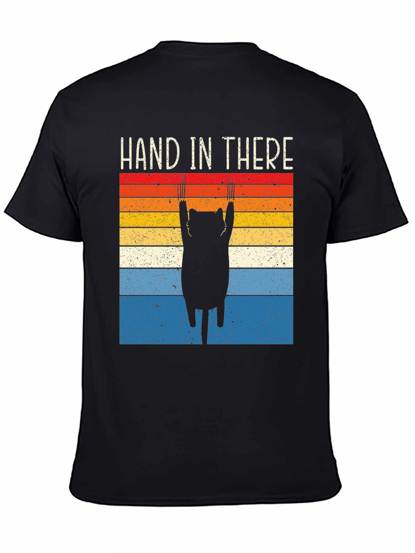 Hand In There Cat Graphic T-Shirt