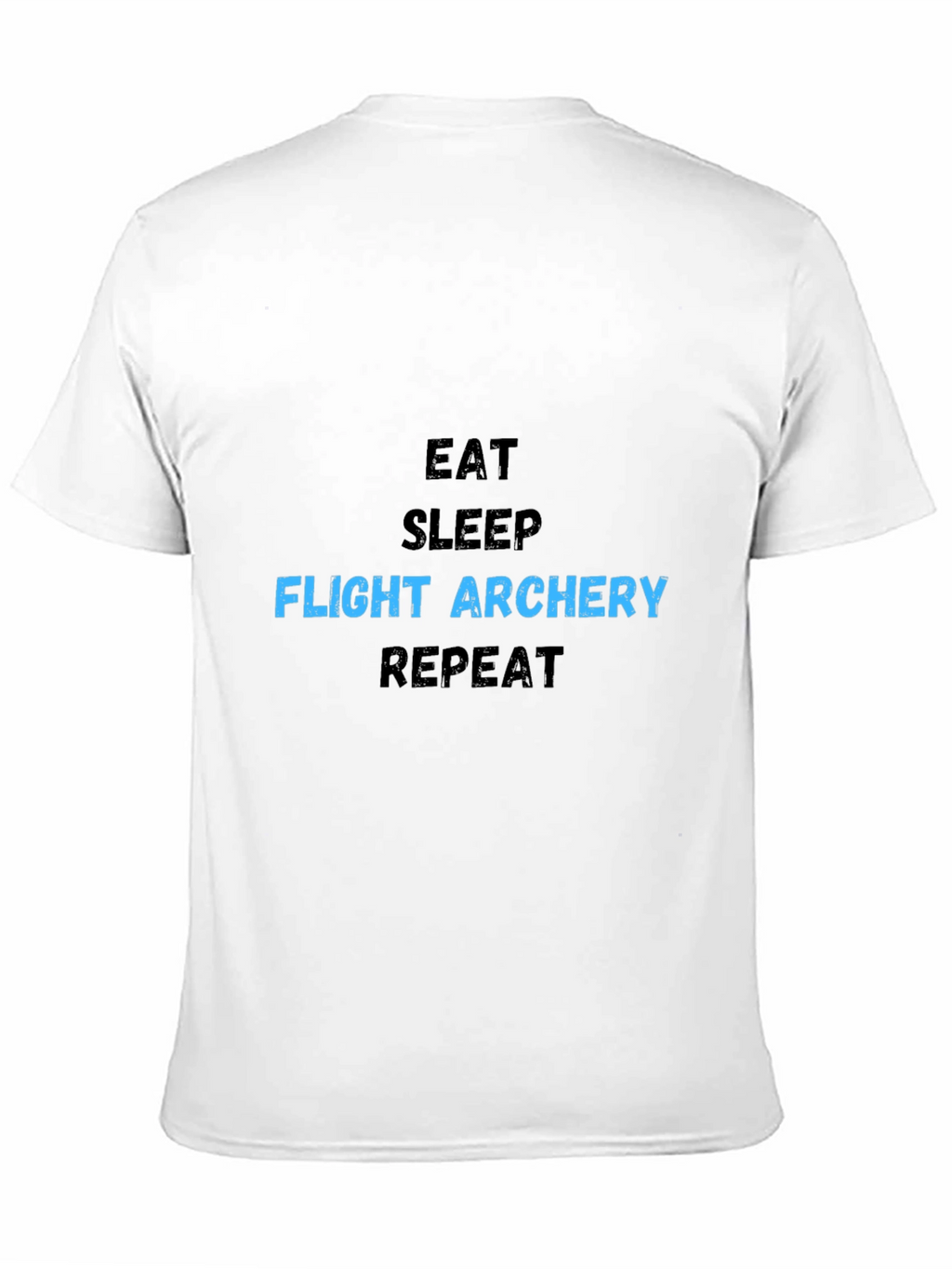 Eat Sleep Flight Archery Repeat Black T-Shirt