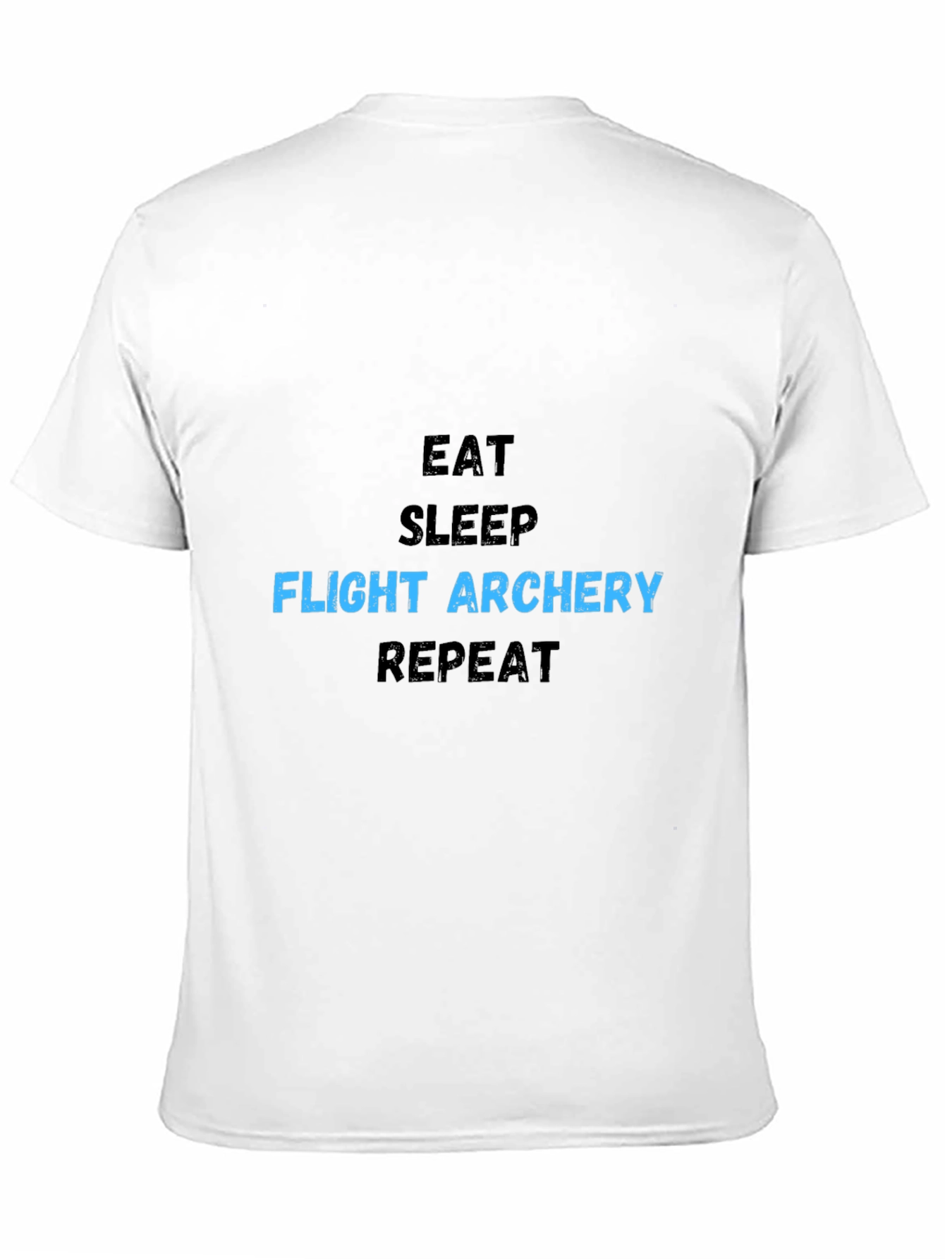 Eat Sleep Flight Archery Repeat Black T-Shirt