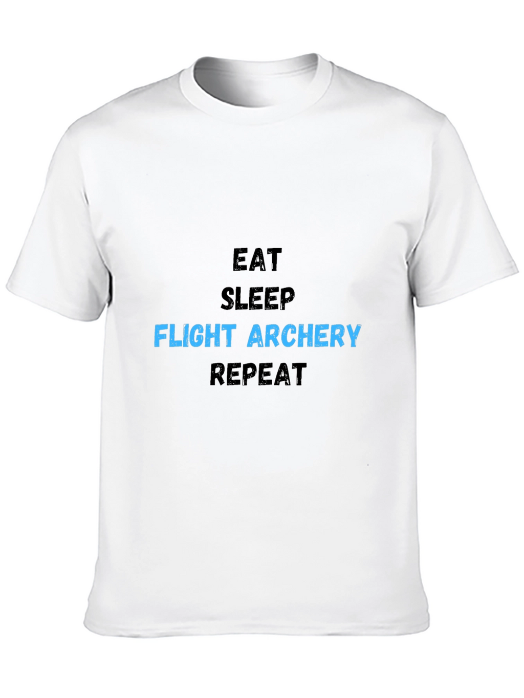 Eat Sleep Flight Archery Repeat Black T-Shirt