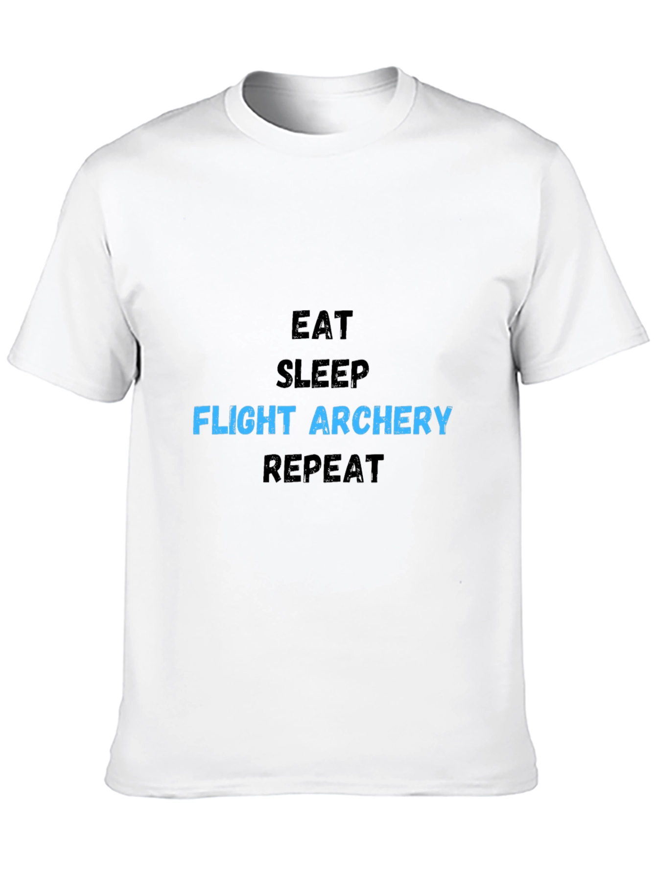 Eat Sleep Flight Archery Repeat Black T-Shirt