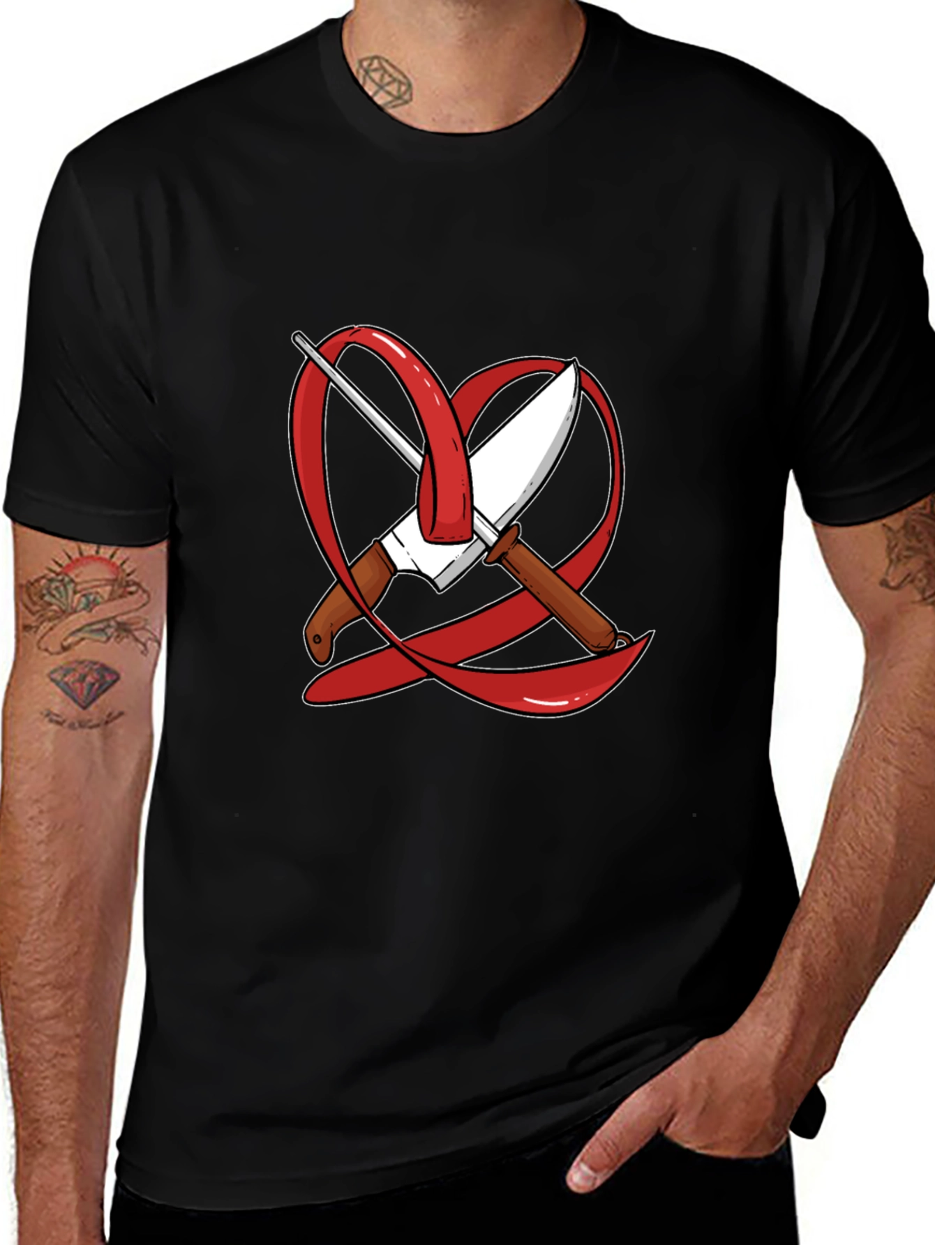 Chefs Heart Tee - Culinary Passion T-Shirt