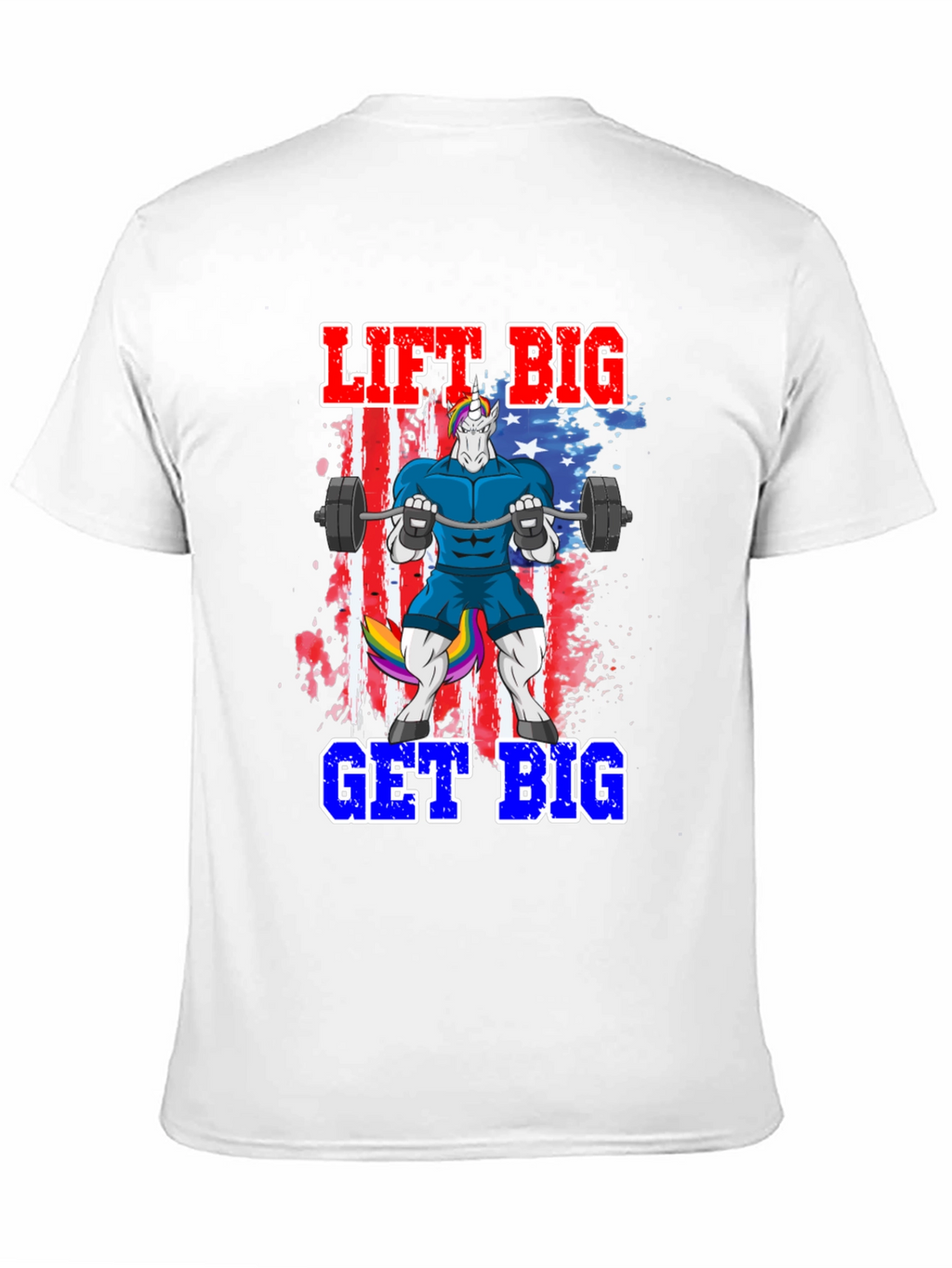 Lift Big Get Big Unicorn T-Shirt