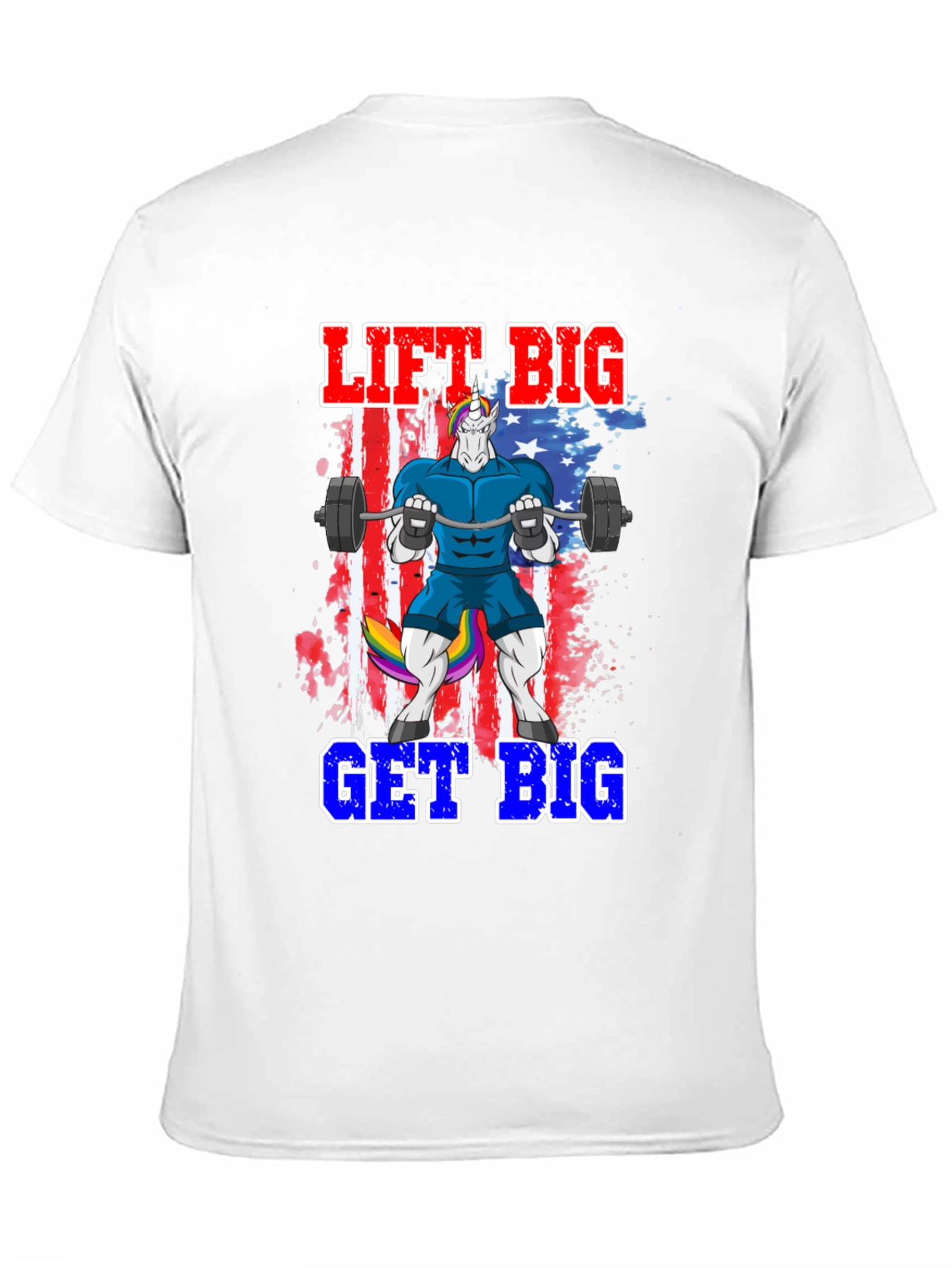 Lift Big Get Big Unicorn T-Shirt