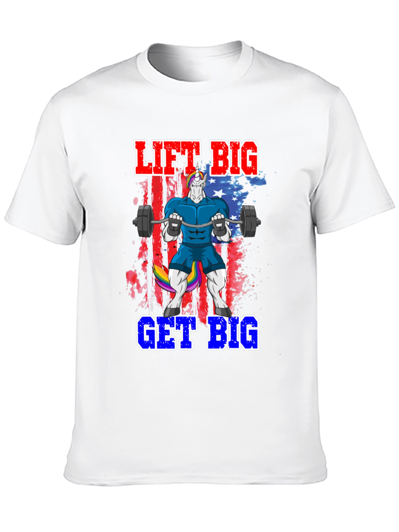 Lift Big Get Big Unicorn T-Shirt