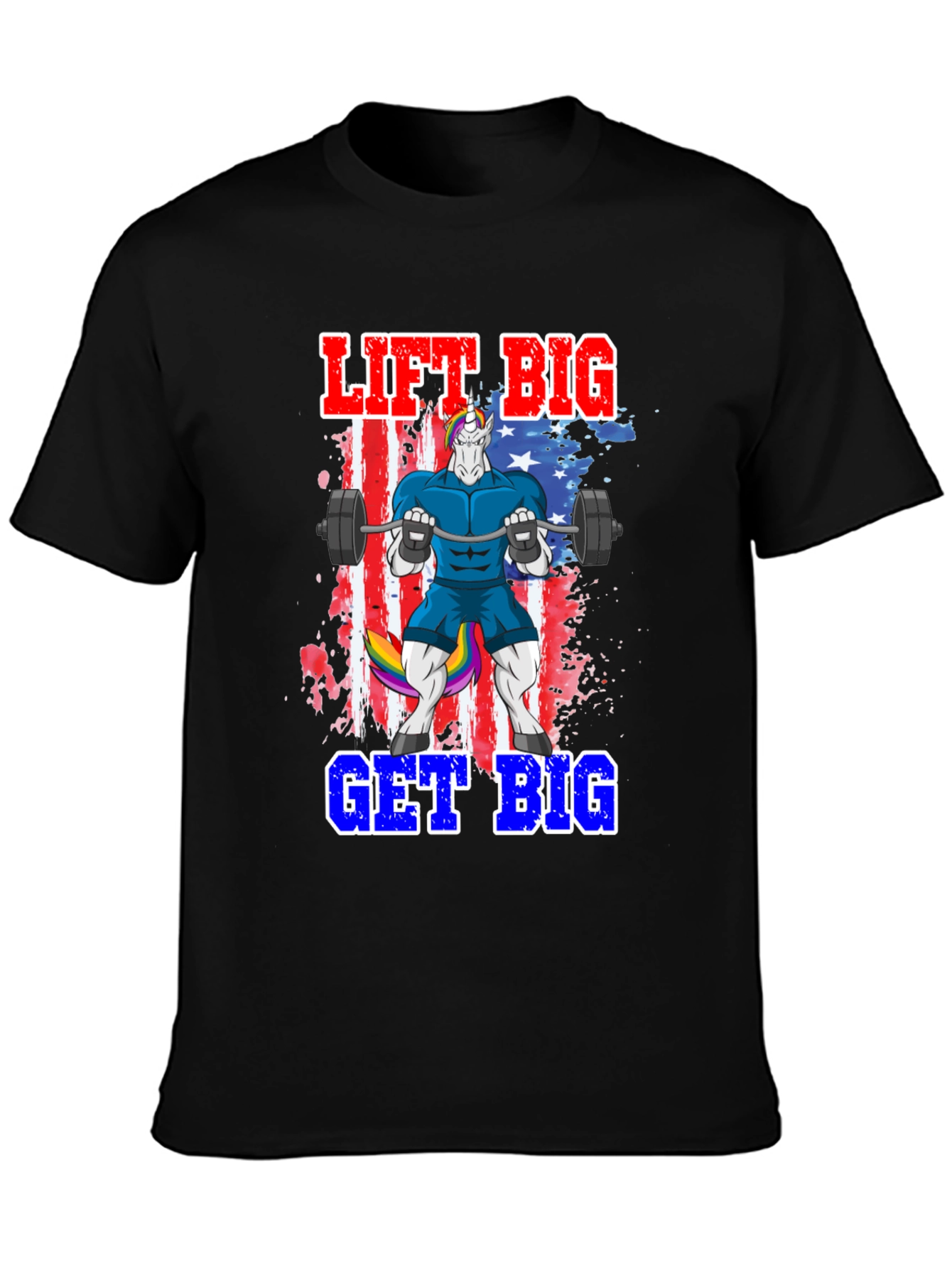 Lift Big Get Big Unicorn T-Shirt