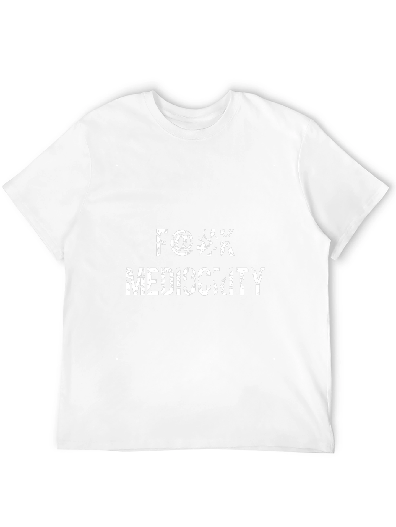 Black T-Shirt with Anti-Mediocrity Graphic