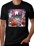 Fantasy Planet T-Shirt - Unique Graphic Tee